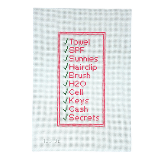 Checklist Summer Pink