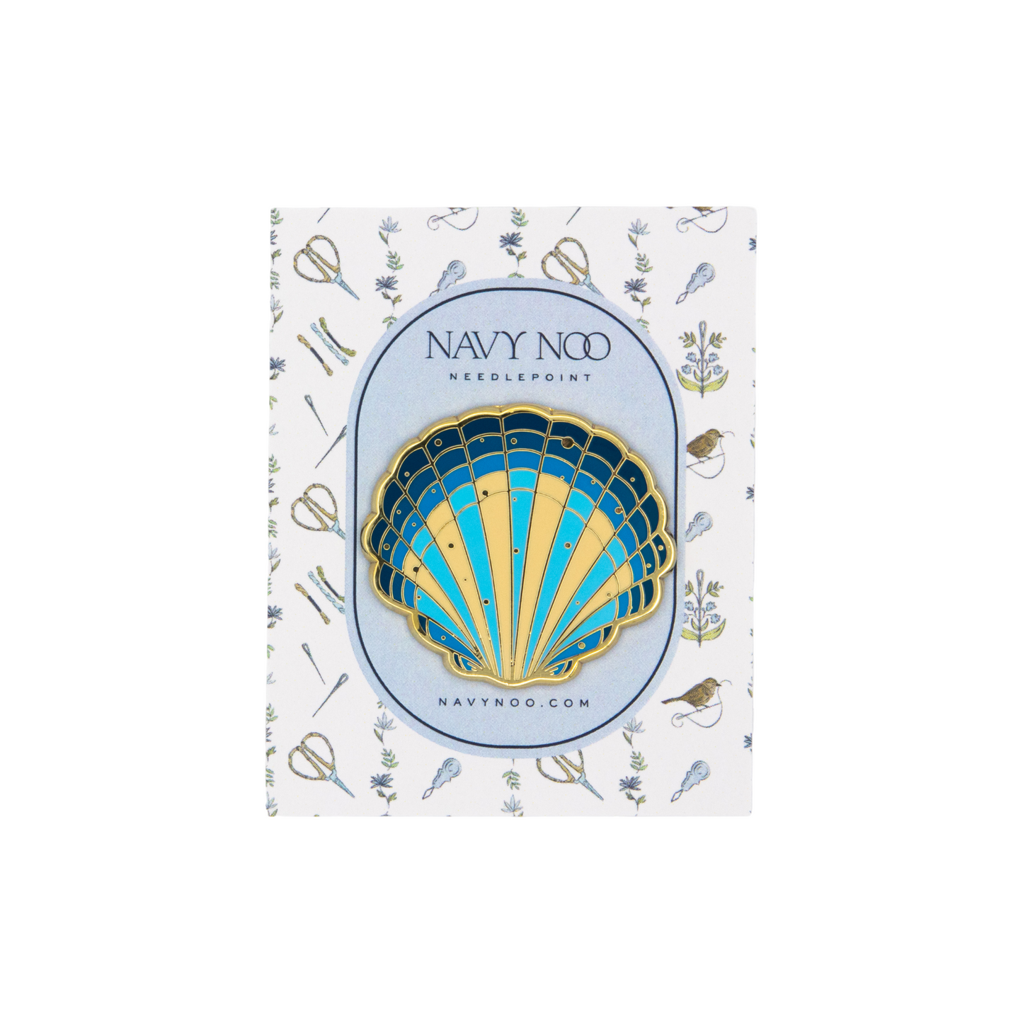 Scallop Shell Needle Minder