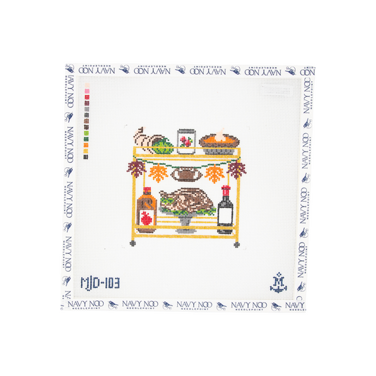 Thanksgiving Bar Cart