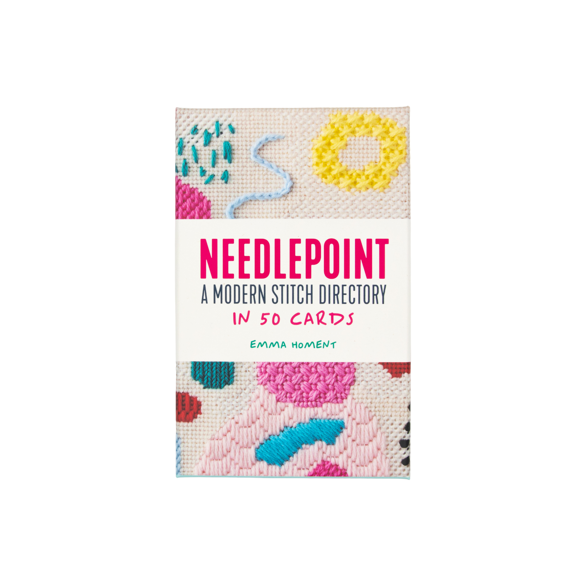 Needlepoint: Modern stitch directory in 50 cards – Navy Noo