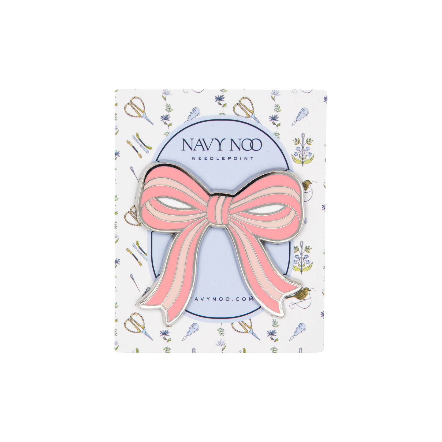 Pink Bow Needle Minder