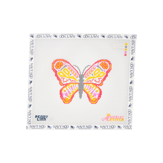 Needlepoint Butterfly - Groovy