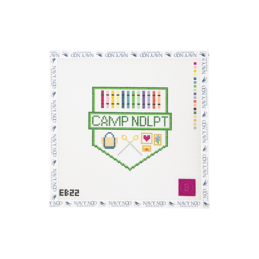 Camp Needlepoint Pennant