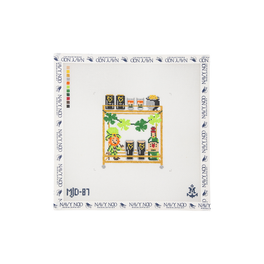 St. Patrick's Day Bar Cart