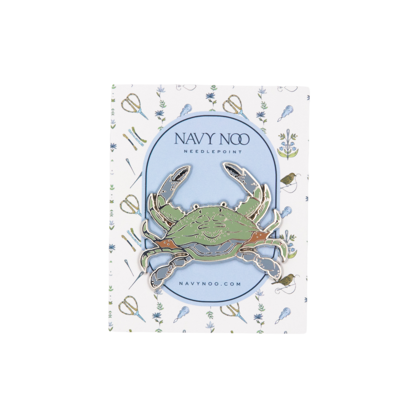 Blue Crab Needle Minder