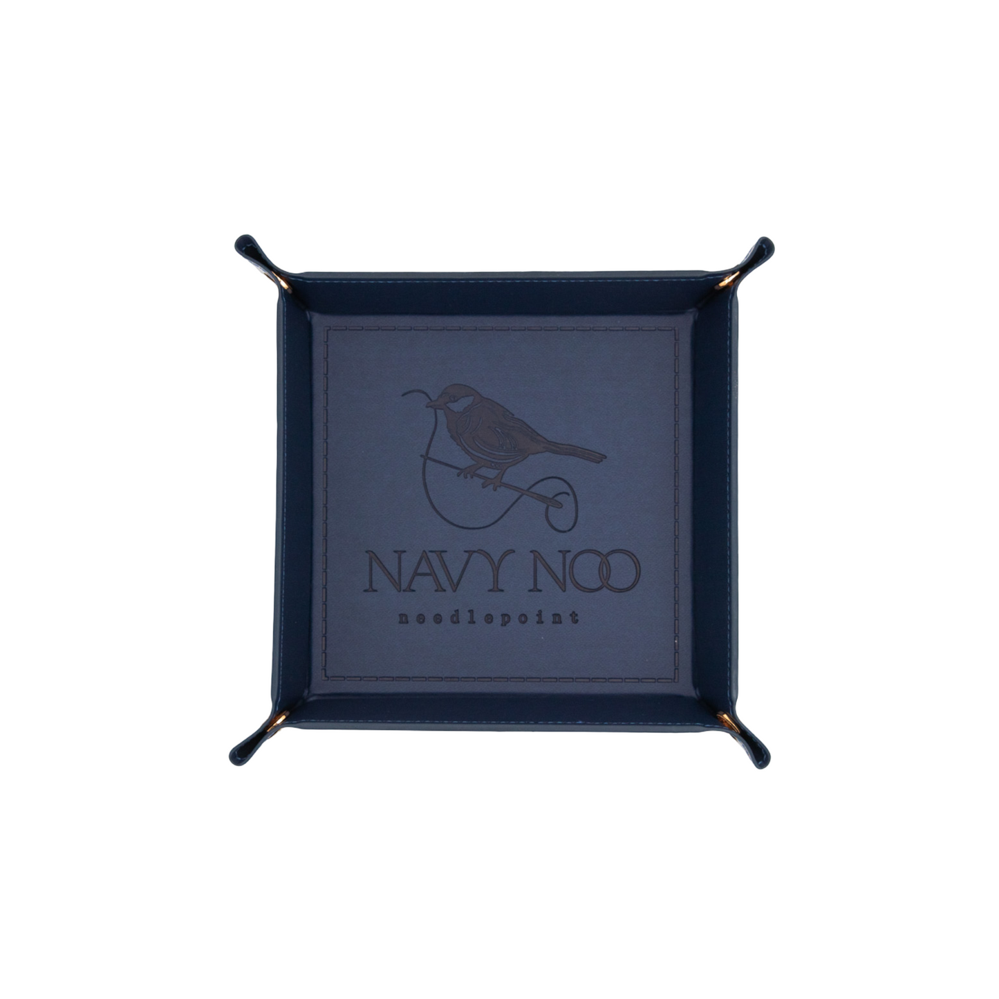 Navy Noo Snap Tray