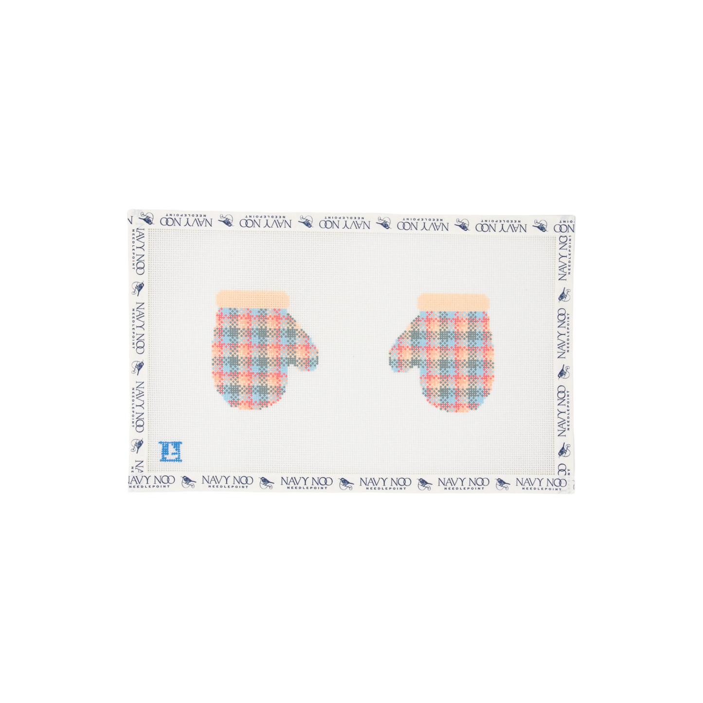 Pastel Plaid Mittens