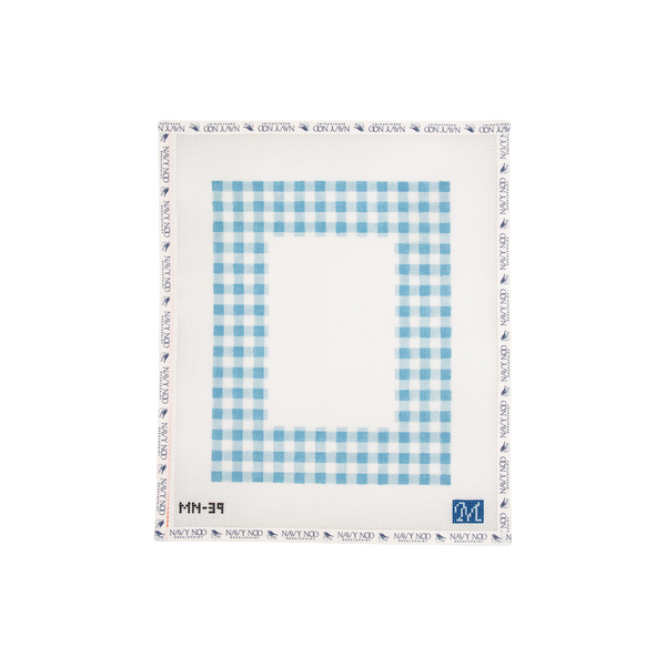 Gingham Frame - Blue