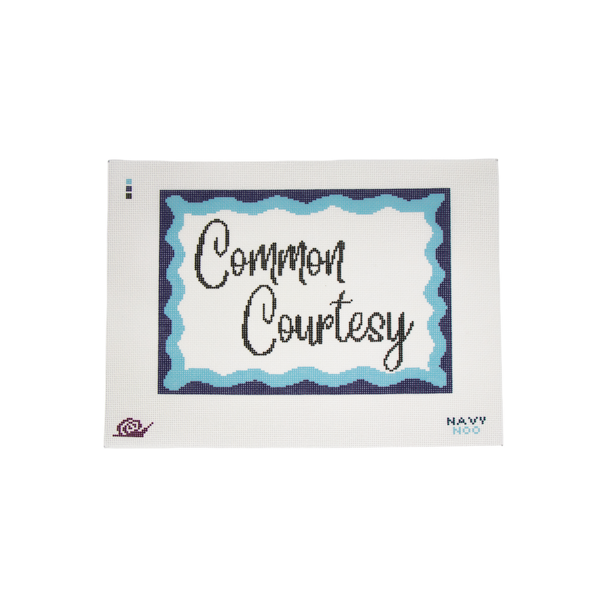 Common Courtesy Blue Canvas – WHOLESALE