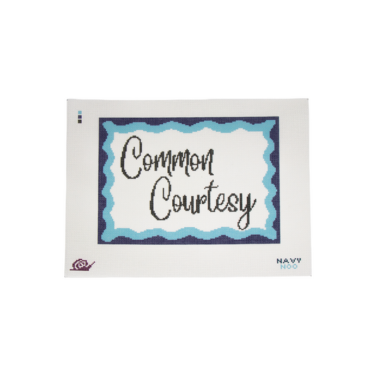 Common Courtesy Blue Canvas – WHOLESALE