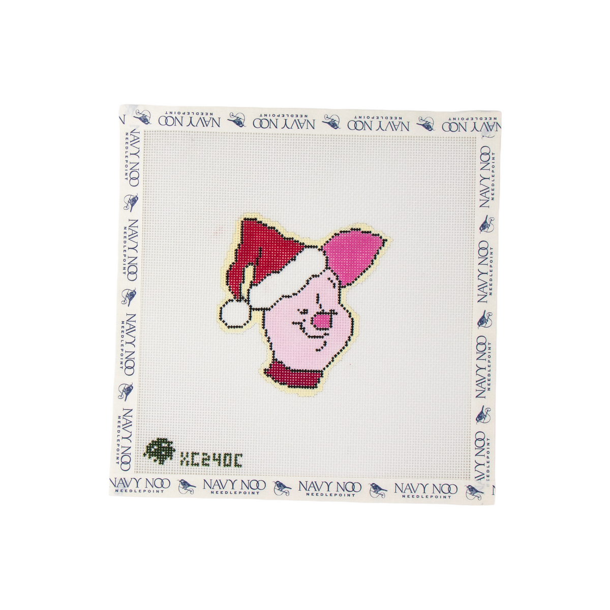 Piglet in Santa Hat