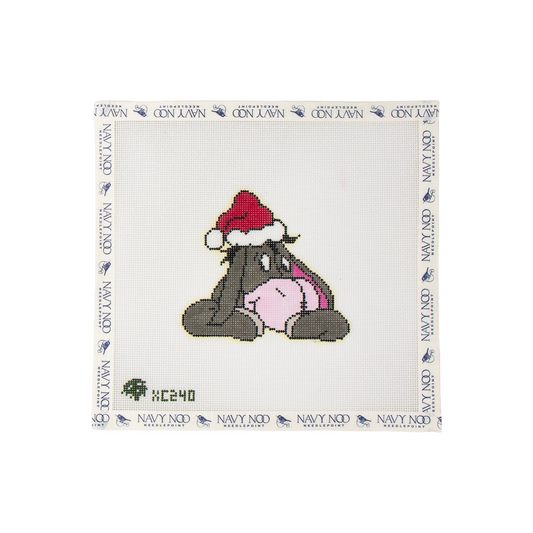 Eeyore in Santa Hat