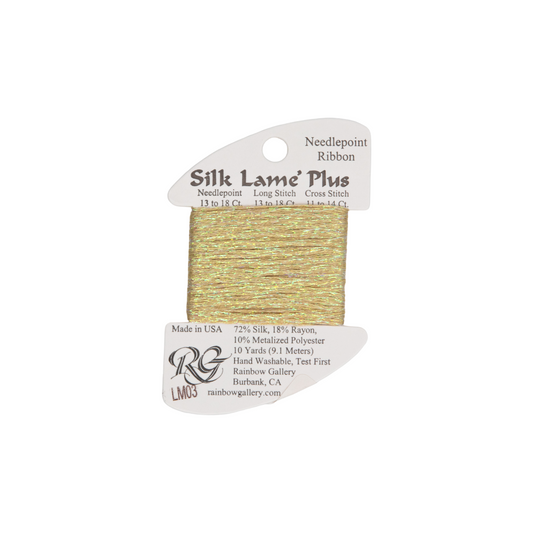 Silk Lame Braid Plus LM03 Ecru