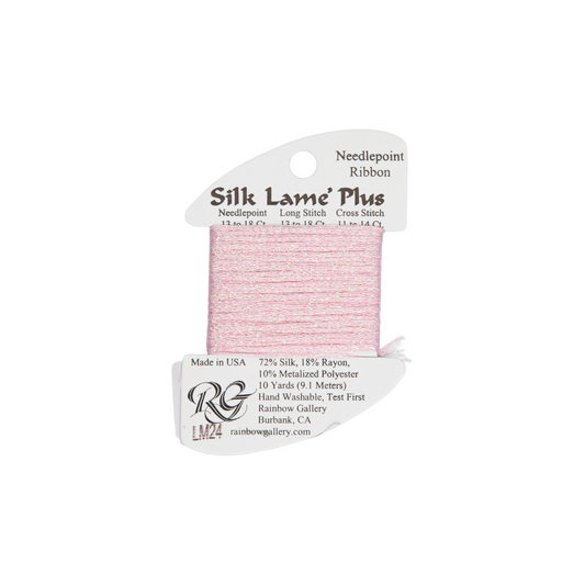 Silk Lame Braid Plus LM24 Baby Pink