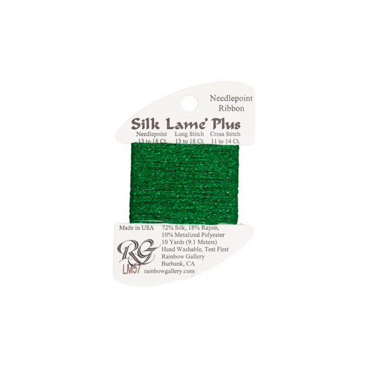 Silk Lame Braid Plus LM57 Christmas Green