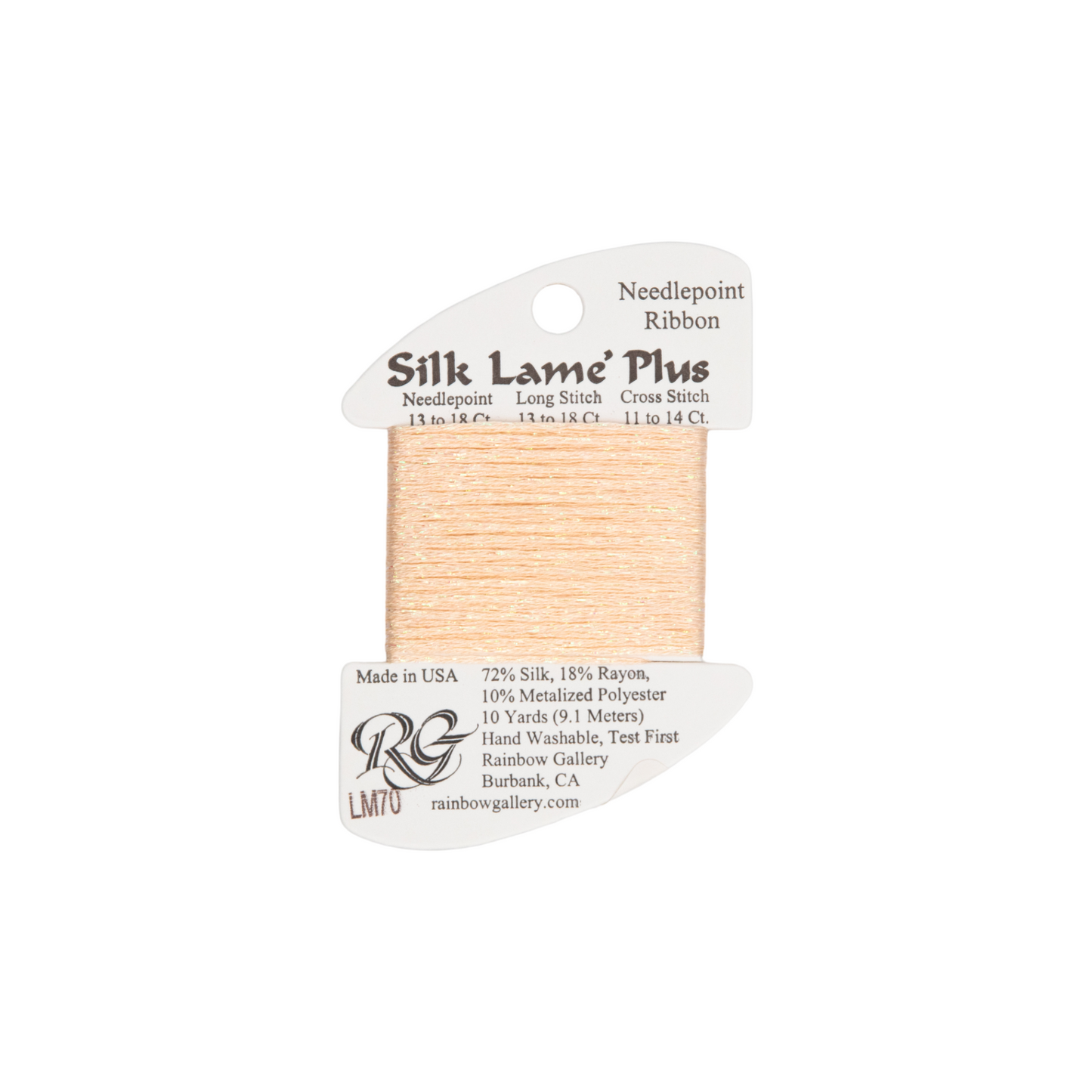 Silk Lame Braid Plus LM70 Lite Peach