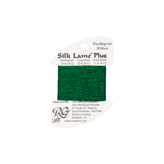 Silk Lame Braid Plus LM95 Medium Christmas Green