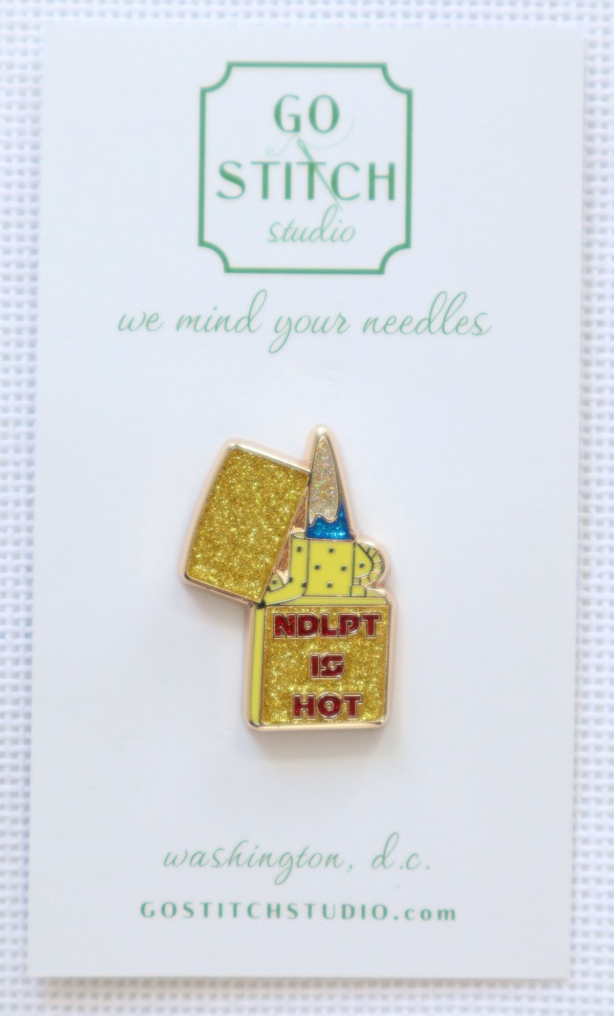 Lighter Needle Minder - Medium Magnet by Go Stitch Studio