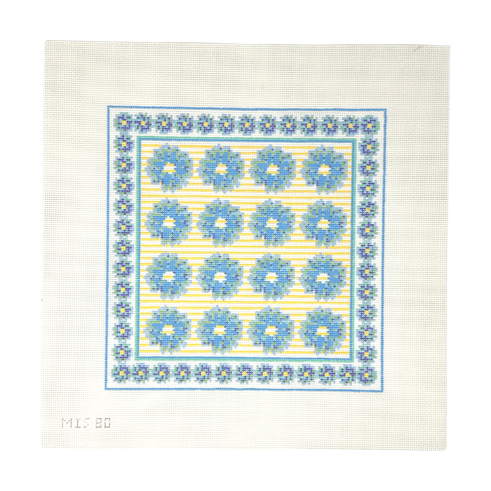Blue Flowers Tray