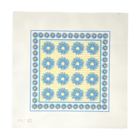 Blue Flowers Tray