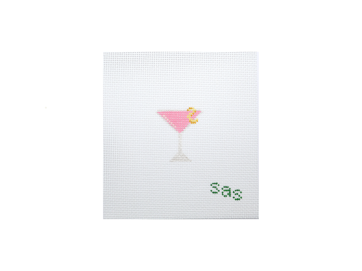 Mini Cosmo needlepoint canvas by Stitch Avenue Studio