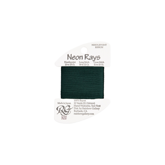 Neon Rays N30 Dark Forest Green