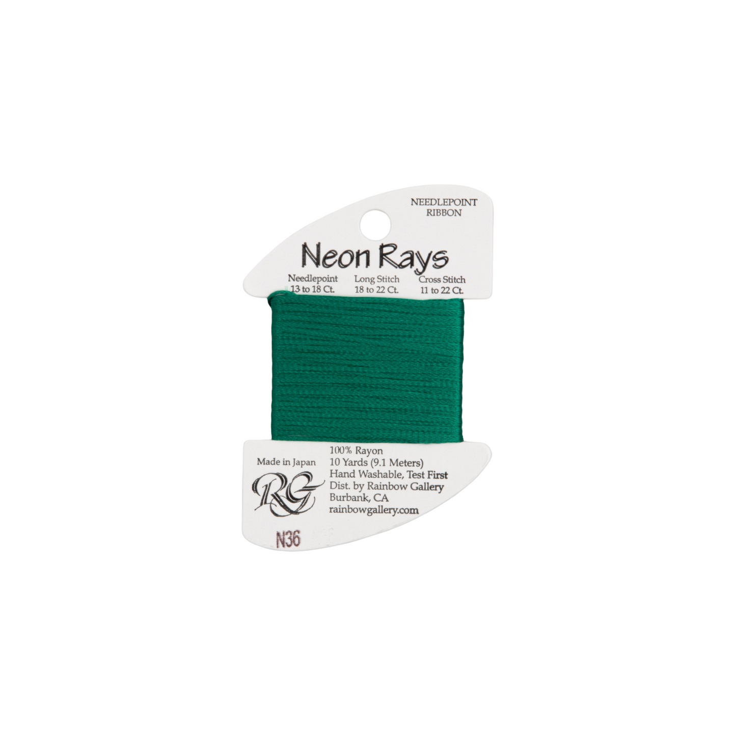 Neon Rays N36 Jade Green