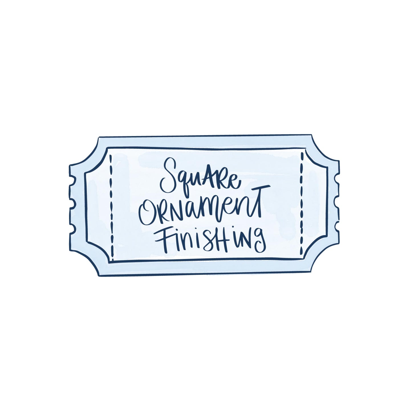 Square Ornament Finishing Class