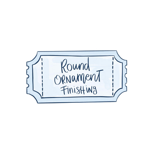Round Ornament Finishing Class