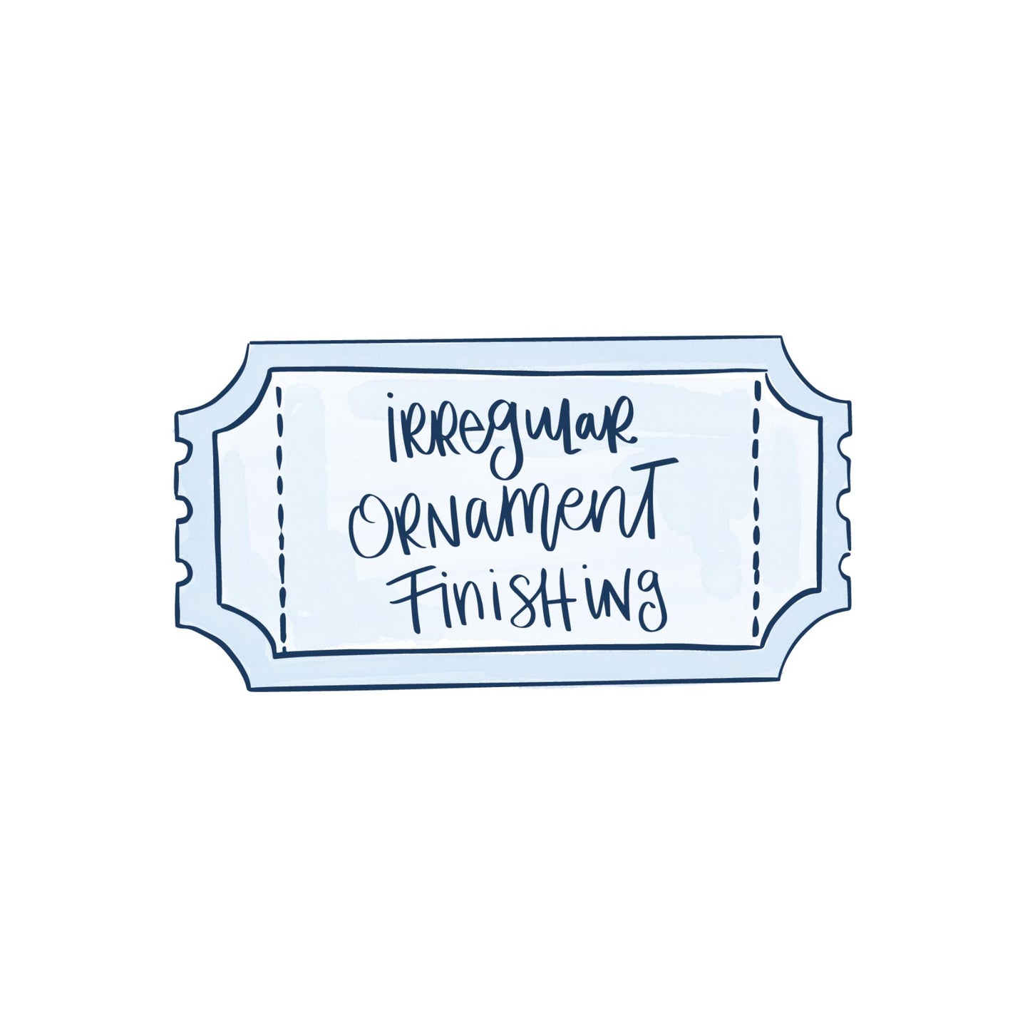 Irregular Ornament Finishing Class