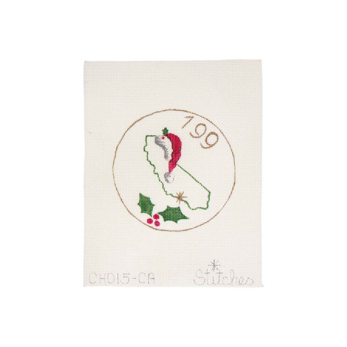 Stitches CA ornament