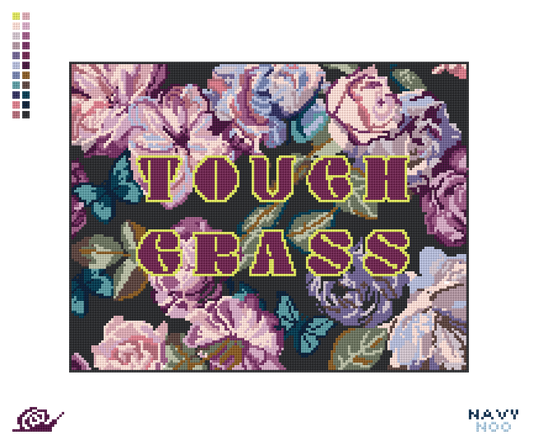 Touch Grass Pillow Canvas – WHOLESALE