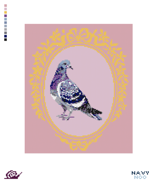 Gilded Pigeon Canvas – WHOLESALE