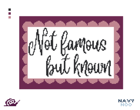 Not Famous But Known Canvas – WHOLESALE