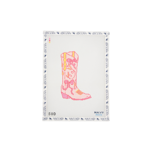Pink Bow Boot Canvas – WHOLESALE