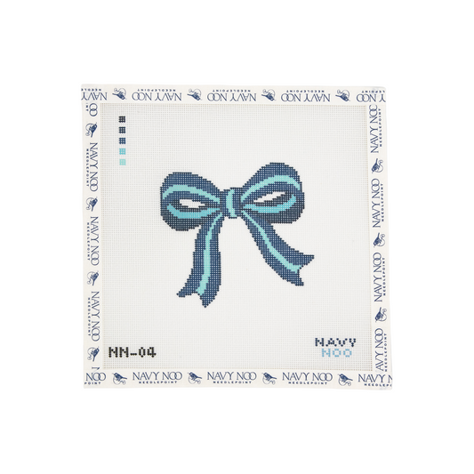 Navy Bow Canvas – WHOLESALE