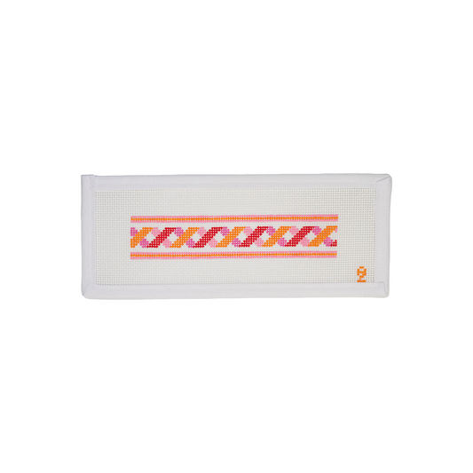 Twisted Ribbon Fob Red/Orange