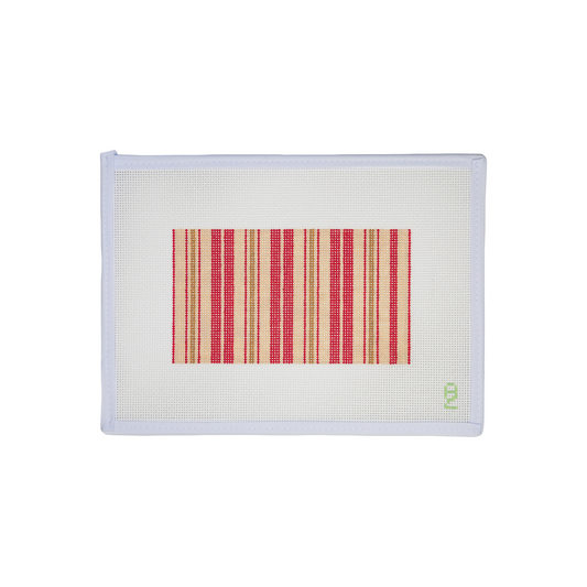 Red Ticking Glasses Case