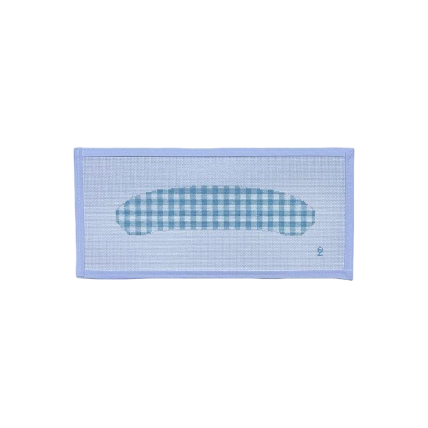 Blue Gingham Baby Hanger