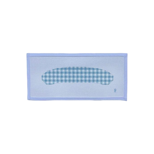 Blue Gingham Baby Hanger