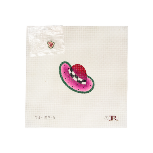 Watermellon Hat with Heart