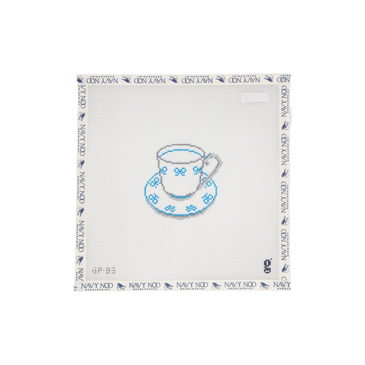 Blue Bow Teacup