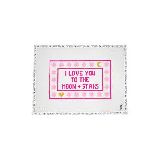 Love You To The Moon & Stars - Pink