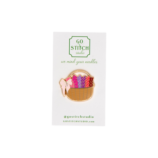 Needlepoint Basket Needle Minder